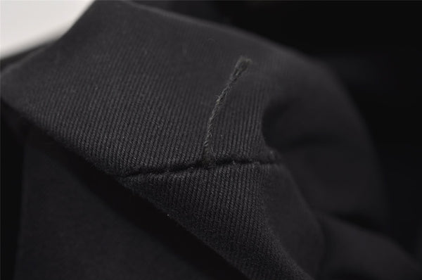 Authentic GUCCI Vintage Shoulder Hand Bag GG Canvas Leather 107752 Black 2437I