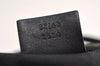 Authentic GUCCI Vintage Shoulder Bag Purse GG Canvas Leather 32160 Black 2437J
