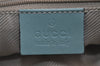 Auth GUCCI Square GG Kandinsky Shoulder Bag Suede Leather 0014057 Blue 2438J