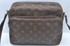 Authentic Louis Vuitton Monogram Nile Shoulder Cross Body Bag Old Model LV 2439J