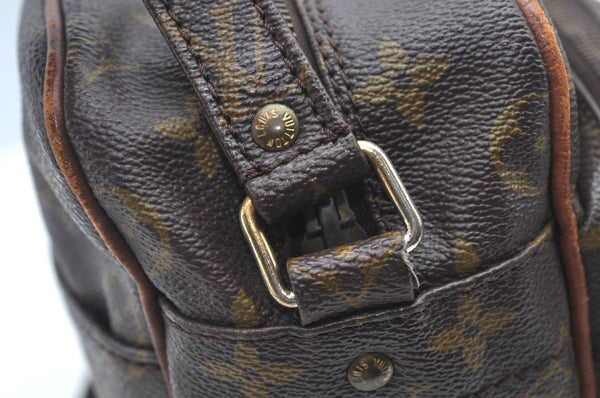 Authentic Louis Vuitton Monogram Nile Shoulder Cross Body Bag Old Model LV 2439J