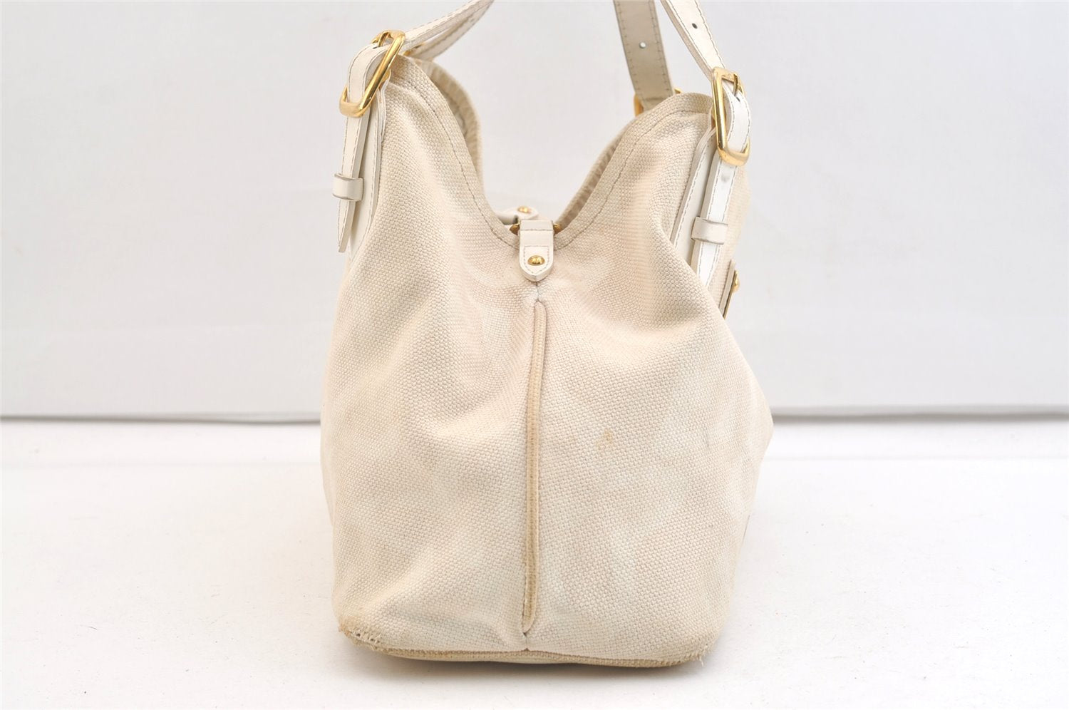 Authentic Louis Vuitton Cruise Line Tahitienne PM Tote Bag Beige M95674 LV 2439K