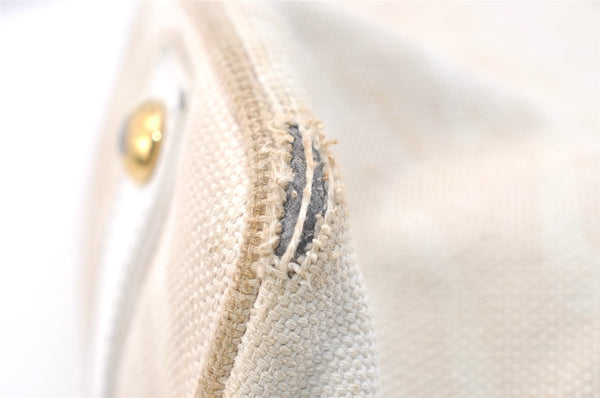 Authentic Louis Vuitton Cruise Line Tahitienne PM Tote Bag Beige M95674 LV 2439K