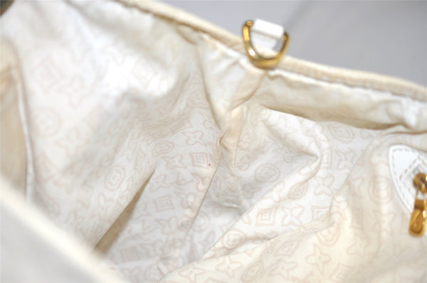 Authentic Louis Vuitton Cruise Line Tahitienne PM Tote Bag Beige M95674 LV 2439K