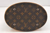 Authentic Louis Vuitton Monogram Bucket PM Shoulder Tote Bag M42238 LV 2440K