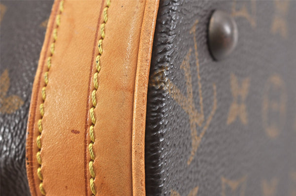 Authentic Louis Vuitton Monogram Bucket PM Shoulder Tote Bag M42238 LV 2440K