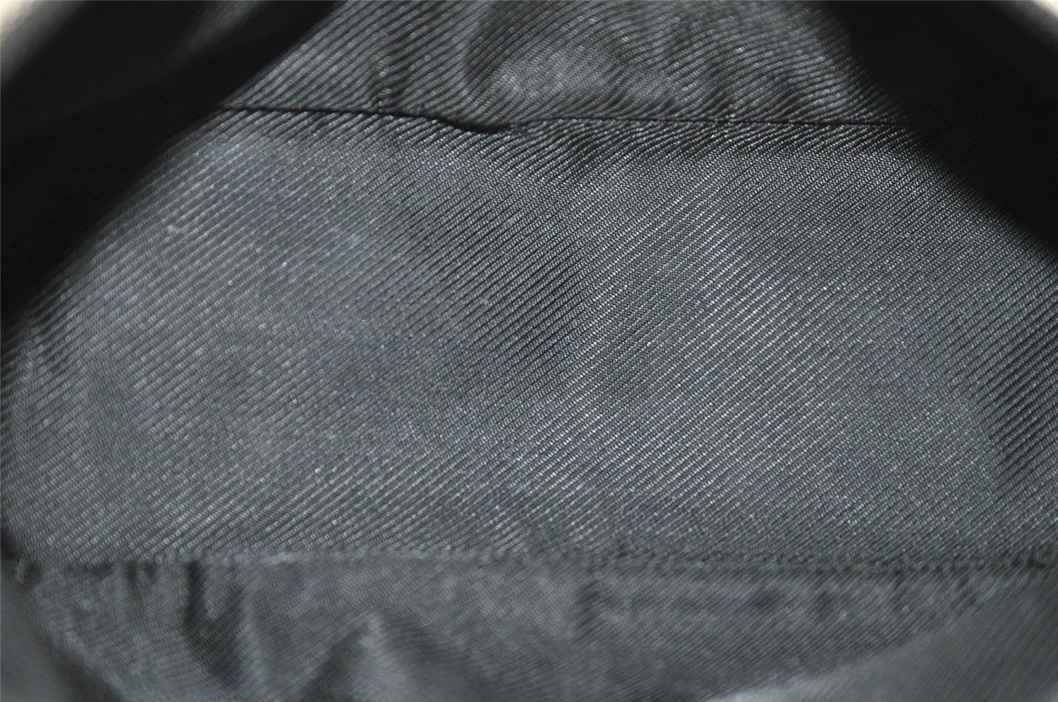 Authentic GUCCI Vintage Hand Bag Pouch Purse GG Canvas Leather 07198 Black 2441J