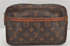 Authentic Louis Vuitton Monogram Compiegne 23 Clutch Hand Bag M51847 LV 2441K