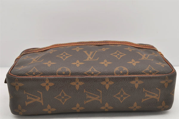 Authentic Louis Vuitton Monogram Compiegne 23 Clutch Hand Bag M51847 LV 2441K