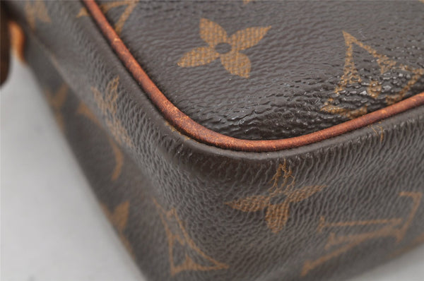 Authentic Louis Vuitton Monogram Compiegne 23 Clutch Hand Bag M51847 LV 2441K