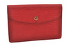 Authentic Louis Vuitton Epi Montaigne 23 Clutch Hand Bag Red M52667 LV 2442J