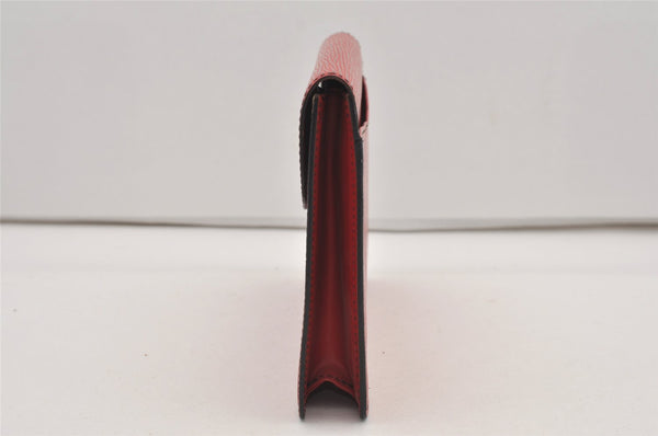 Authentic Louis Vuitton Epi Montaigne 23 Clutch Hand Bag Red M52667 LV 2442J