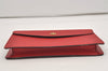 Authentic Louis Vuitton Epi Montaigne 23 Clutch Hand Bag Red M52667 LV 2442J