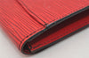 Authentic Louis Vuitton Epi Montaigne 23 Clutch Hand Bag Red M52667 LV 2442J