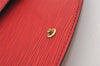 Authentic Louis Vuitton Epi Montaigne 23 Clutch Hand Bag Red M52667 LV 2442J