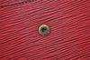 Authentic Louis Vuitton Epi Montaigne 23 Clutch Hand Bag Red M52667 LV 2442J