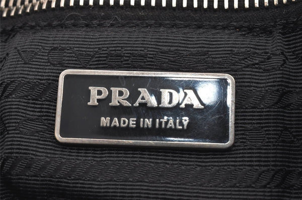Authentic PRADA Vintage Leather Nappa Shoulder Hand Bag Black 2443I