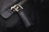 Authentic PRADA Vintage Leather Nappa Shoulder Hand Bag Black 2443I