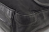 Authentic PRADA Nylon Tessuto Leather Shoulder Cross Body Bag Black 2443J