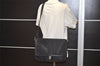 Authentic PRADA Nylon Tessuto Leather Shoulder Cross Body Bag Black 2443J