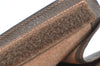 Authentic GUCCI Web Sherry Line Clutch Hand Bag GG PVC Leather Brown Junk 2444J
