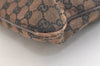 Authentic GUCCI Vintage Hand Tote Bag GG Canvas Leather 272347 Brown 2444K