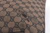 Authentic GUCCI Vintage Hand Tote Bag GG Canvas Leather 272347 Brown 2444K