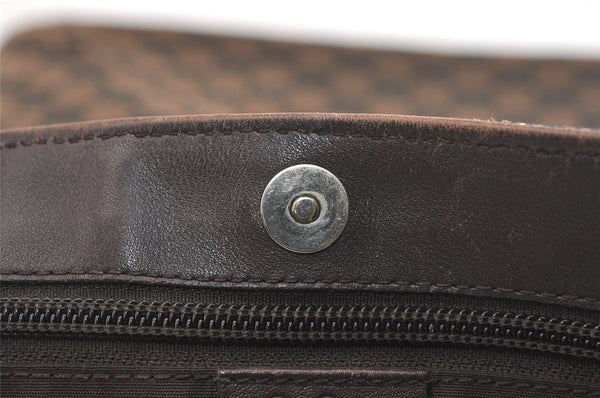 Authentic GUCCI Vintage Hand Tote Bag GG Canvas Leather 272347 Brown 2444K