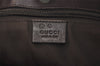 Authentic GUCCI Vintage Hand Tote Bag GG Canvas Leather 272347 Brown 2444K