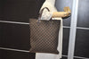 Authentic GUCCI Vintage Hand Tote Bag GG Canvas Leather 272347 Brown 2444K