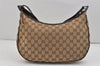 Authentic GUCCI Shoulder Cross Body Bag GG Canvas Leather 122790 Brown 2445K