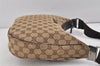 Authentic GUCCI Shoulder Cross Body Bag GG Canvas Leather 122790 Brown 2445K