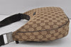 Authentic GUCCI Shoulder Cross Body Bag GG Canvas Leather 122790 Brown 2445K