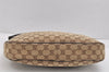 Authentic GUCCI Shoulder Cross Body Bag GG Canvas Leather 122790 Brown 2445K