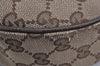 Authentic GUCCI Shoulder Cross Body Bag GG Canvas Leather 122790 Brown 2445K