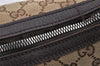 Authentic GUCCI Shoulder Cross Body Bag GG Canvas Leather 122790 Brown 2445K