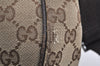 Authentic GUCCI Shoulder Cross Body Bag GG Canvas Leather 122790 Brown 2445K