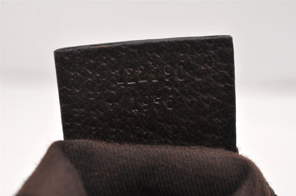 Authentic GUCCI Shoulder Cross Body Bag GG Canvas Leather 122790 Brown 2445K