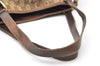 Authentic GUCCI Abbey Shoulder Tote Bag GG Canvas Leather 130736 Brown 2446K
