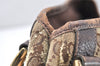 Authentic GUCCI Abbey Shoulder Tote Bag GG Canvas Leather 130736 Brown 2446K