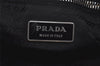 Authentic PRADA Nylon Tessuto Leather Shoulder Tote Bag Purse Black 2447I