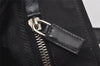 Authentic PRADA Nylon Tessuto Leather Shoulder Tote Bag Purse Black 2447I