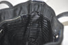 Authentic PRADA Nylon Tessuto Leather Shoulder Tote Bag Purse Black 2447I