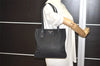 Authentic PRADA Nylon Tessuto Leather Shoulder Tote Bag Purse Black 2447I