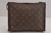 Auth Louis Vuitton Monogram Poche Toilette 26 Cosmetics Pouch Old Model LV 2447J