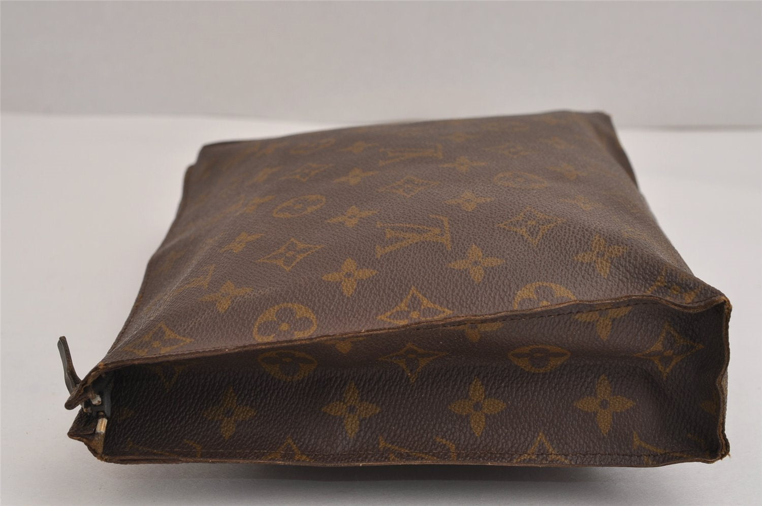 Auth Louis Vuitton Monogram Poche Toilette 26 Cosmetics Pouch Old Model LV 2447J