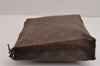 Auth Louis Vuitton Monogram Poche Toilette 26 Cosmetics Pouch Old Model LV 2447J