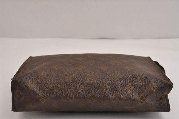 Auth Louis Vuitton Monogram Poche Toilette 26 Cosmetics Pouch Old Model LV 2447J