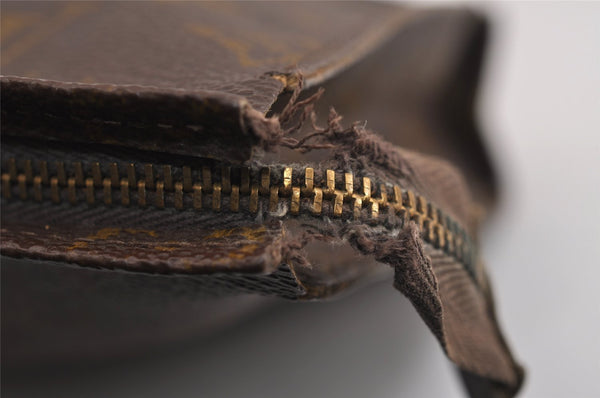 Auth Louis Vuitton Monogram Poche Toilette 26 Cosmetics Pouch Old Model LV 2447J