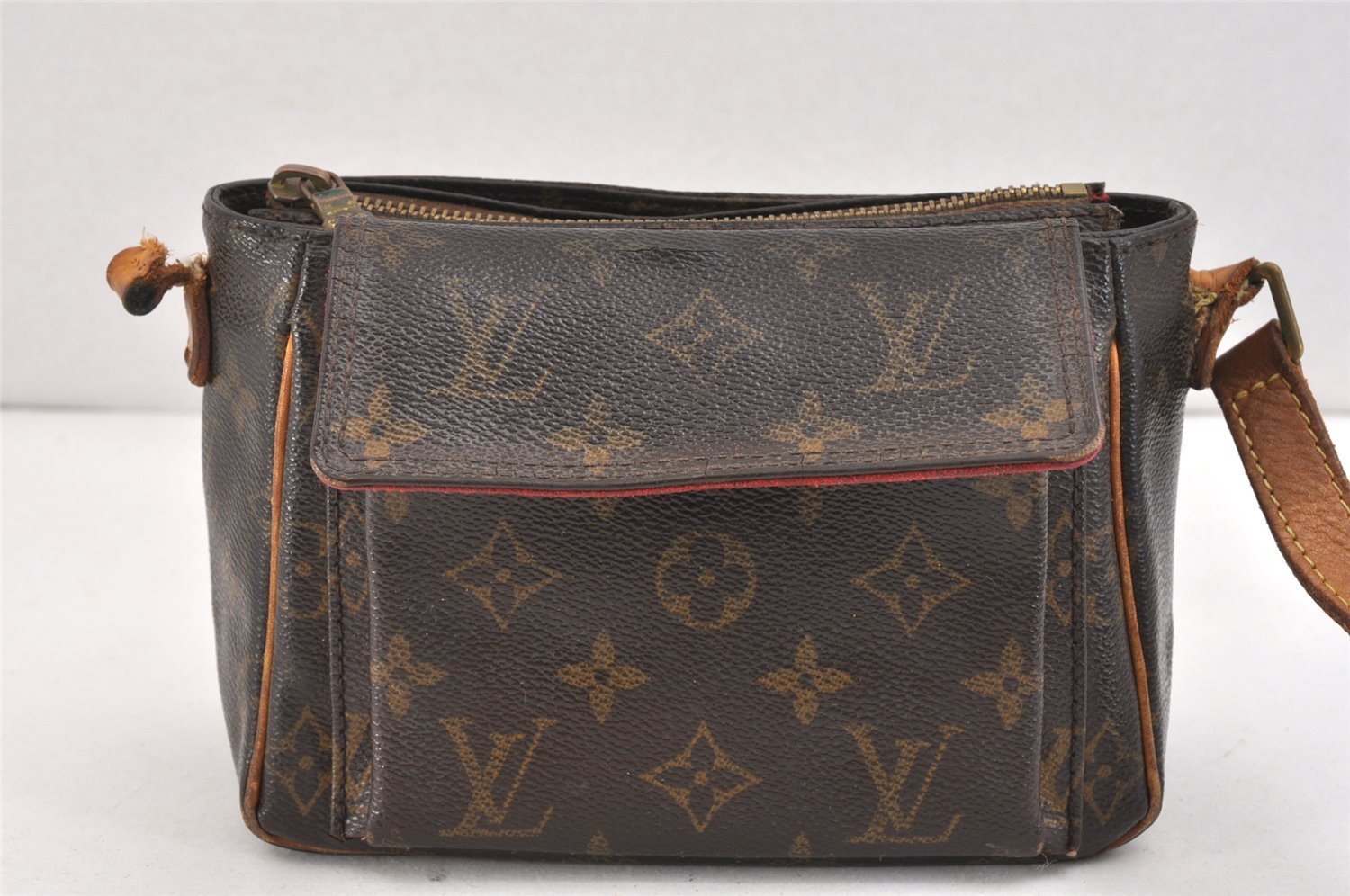 Authentic Louis Vuitton Monogram Viva Cite PM Shoulder Bag M51165 LV Junk 2447K